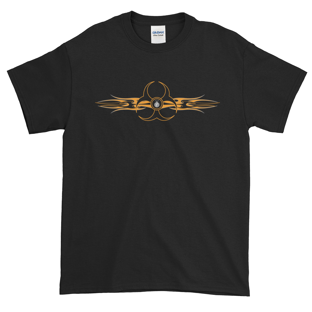 Biohazard Tribal matthewstyer Short Sleeve T-Shirt - Dark Shirts