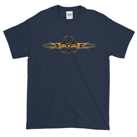 Biohazard Tribal matthewstyer Short Sleeve T-Shirt - Dark Shirts