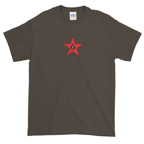Red Militia matthewstyer Short Sleeve T-Shirt - Dark Shirts