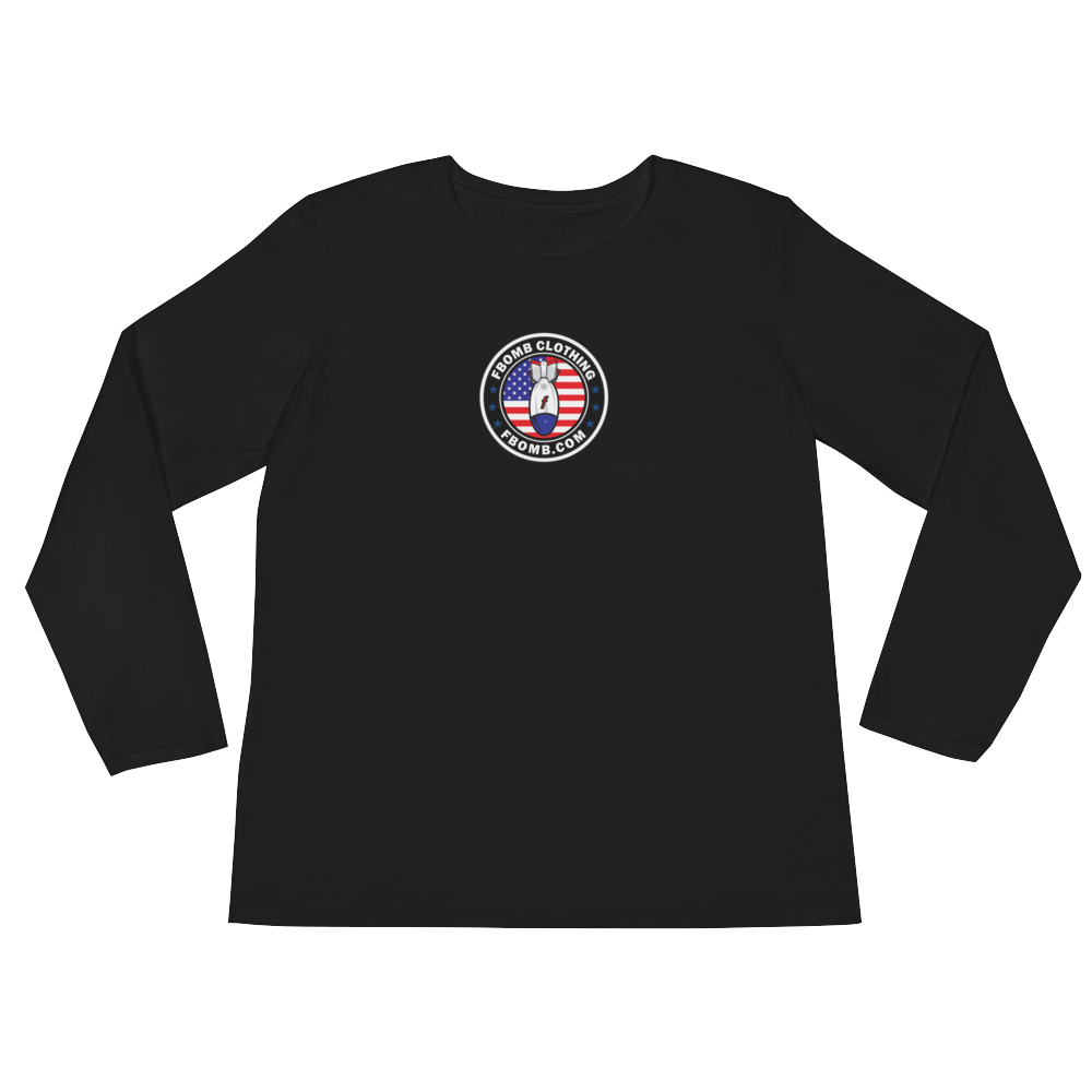 Ladies Modern Patriot matthewstyer Dark Colored Long Sleeve T-Shirt