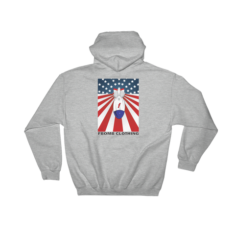 Modern Patriot matthewstyer Light Colored Hooded Sweatshirt